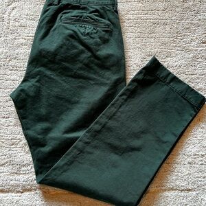 J. Crew Forest Green Men's Chinos